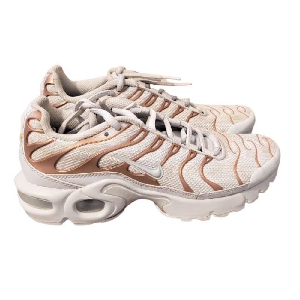 Nike Air Max Plus TN Grey and Rose Gold Youth Kids